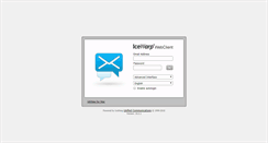 Desktop Screenshot of mail.visions.com.tr